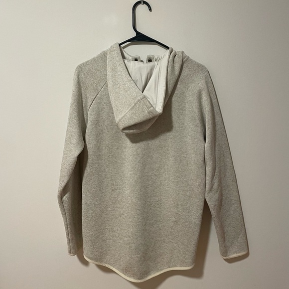 Eddie Bauer Cozy Cream Women's Hooded Sweater L - Picture 4 of 8